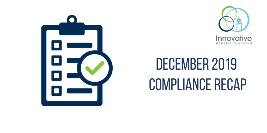 December Compliance Recap