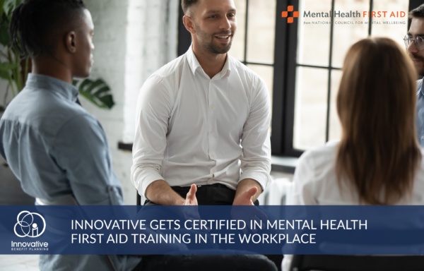 employers sitting in a circle training on mental health